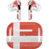 Denmark Flag Distressed AirPods Skins